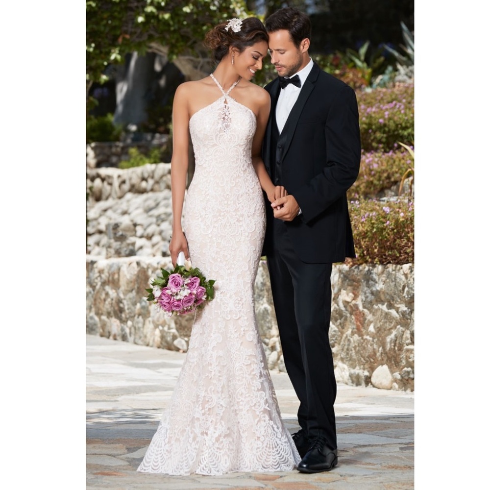 Ivory & Nude Fit & Flare Bridal Gown